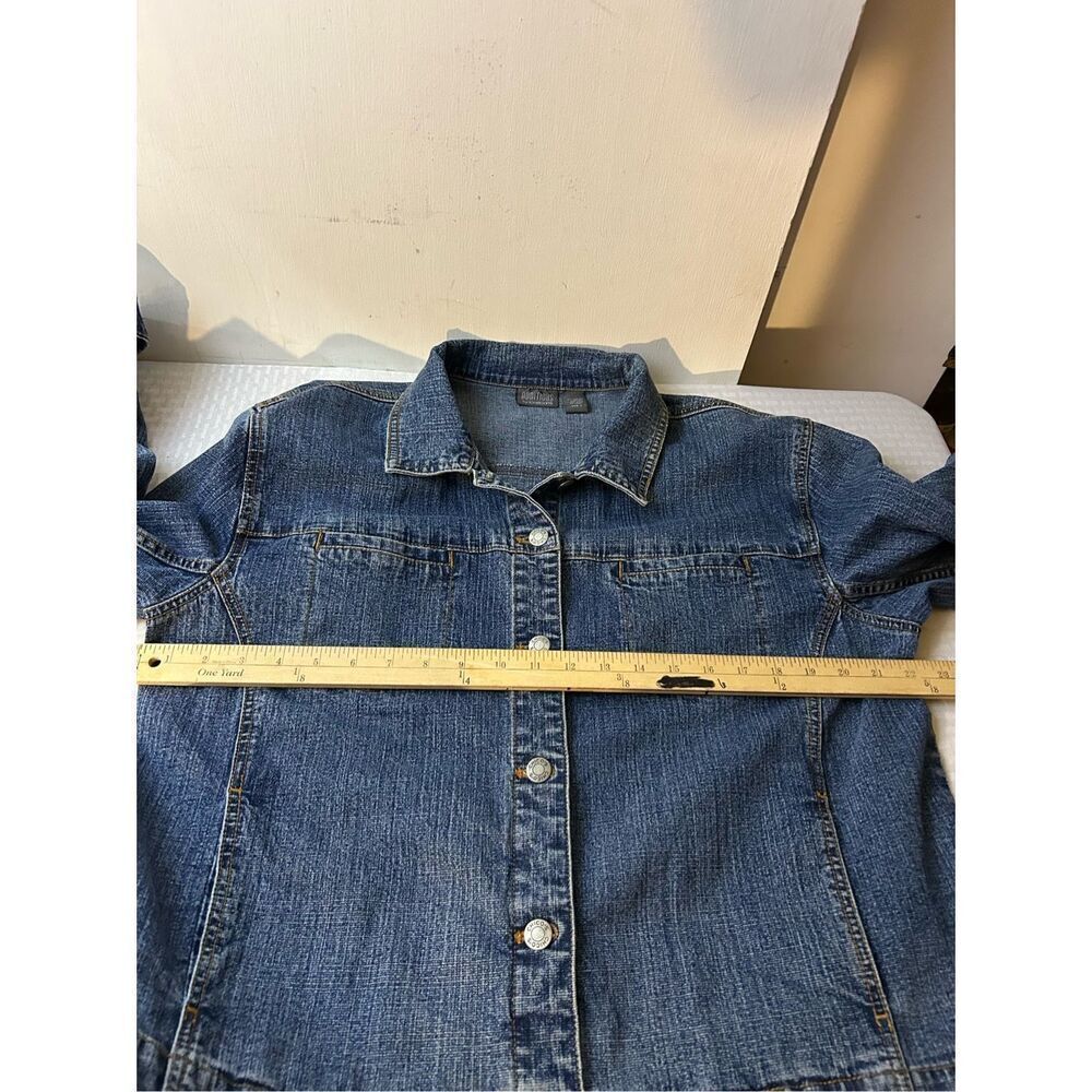 Chicos xl Jean‎ jacket size 3 denim hong kong - Picture 6 of 7